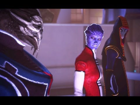 First Meeting of Shepard with the Citadel Council (Mass Effect 1)