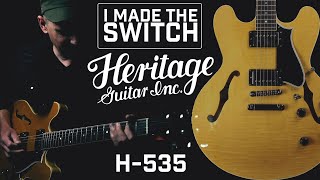 Video thumbnail for Demos in the Dark // The Heritage Guitars H-535 Standard // Guitar Review by Demos In The Dark