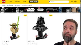 LEGO Star Wars Darth Vader, Yoda busts finally official! One shouldn't be #NotSponsored 75439 75438
