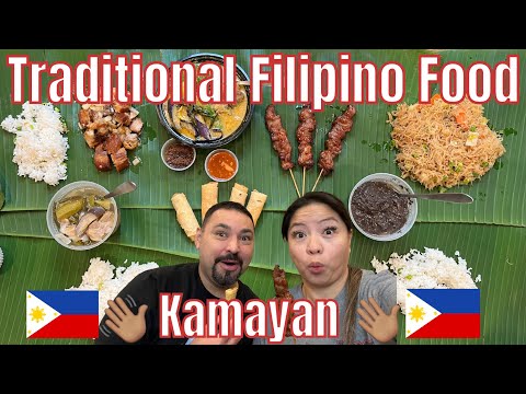 TRADITIONAL FILIPINO FOOD - LUMPIA, Dinuguan, PANCIT, Pork BBQ, KARE KARE, Sinigang, PATIS, Bagoong