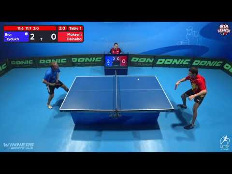 13:00 Ihor Trydukh 3-0 Maksym Deineha West 1 WIN CUP 12.10.2022 | TABLE TENNIS WINCUP