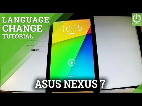 How to Change Language in ASUS Nexus 7 - List of Languages in Nexus
