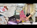 (Eng) 의대생vlog: 본과2학년 다시 시작된 밤샘공부/새벽귀가😭 첫 시험, 공부자극 | 개강증