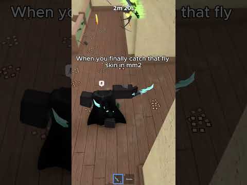 When you finally catch that fly skin in mm2  #murdermystery2 #roblox #mm2  #trending #shorts #viral