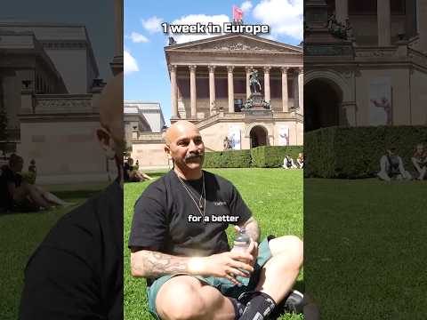 1 day vs 10 years in Europe 🇪🇺🔥🇺🇸