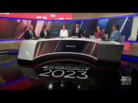 Three: Newshub Decision 2023 - Election Night Graphic Montage [14th October 2023]