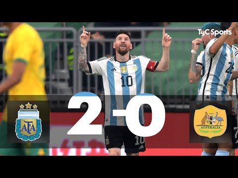 Argentina 2-0 Australia - Amistoso Internacional