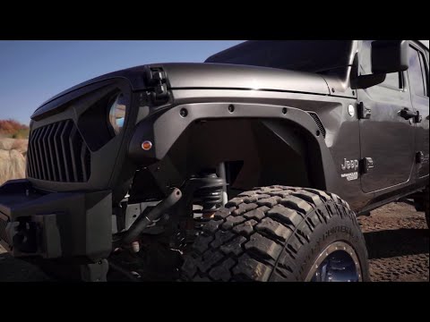 Bushwacker Trail Armor Fender Delete Kit for the Jeep Wrangler JL