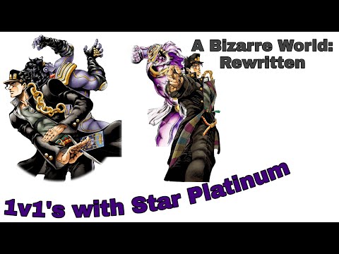 1v1's With Star Platinum | A Bizarre World: Rewritten | Roblox