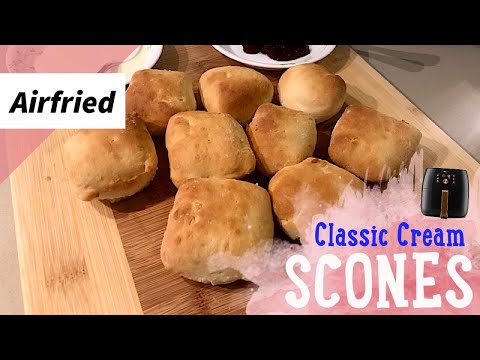 , title : 'Air Fry classic cream SCONES in Philips AirFryer XXL Avance HD9651/91 AIRFRY how to bake bread'