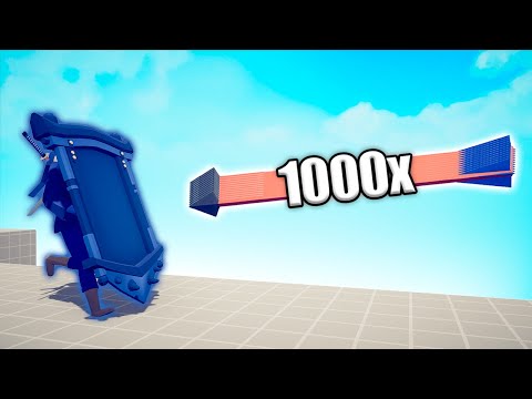 NINJA MIRROR SHIELD vs 1000x OVERPOWERED UNITS - TABS | Totally Accurate Battle Simulator 2025