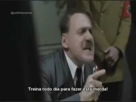 Hitler se irrita com gol perdido por Deivid - Inacreditável Futebol Clube