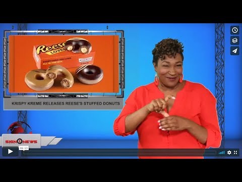 Krispy Kreme releases Reese's stuffed donuts (ASL - 8.6.19)