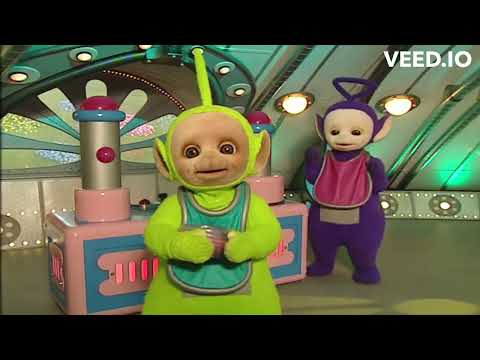 Teletubbies - don't slip on the tubby custard (ignore the watermark pls)