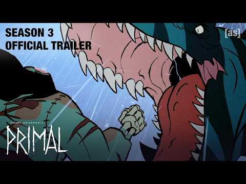 Genndy Tartakovsky's Primal Season 3 | OFFICIAL TRAILER | January 11 | adult swim