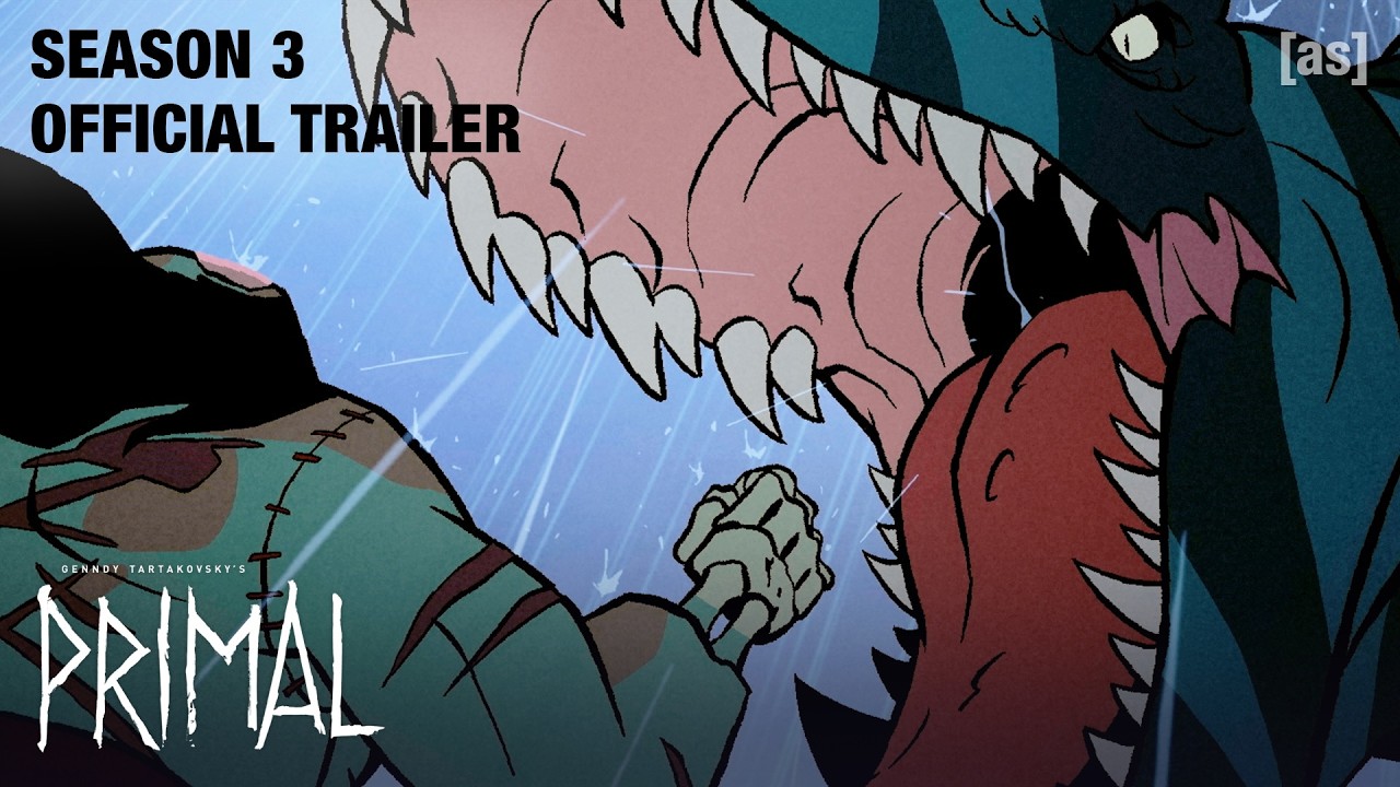 Genndy Tartakovsky's Primal Season 3 | OFFICIAL TRAILER | January 11 | adult swim - YouTube