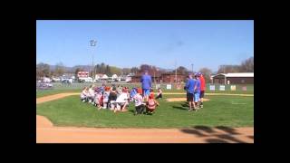 preview picture of video 'Baseball Clinic 1 of 5  @ Glasco Fields for the Little League 9-12'