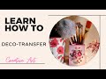 How to use Deco Transfer Sheet