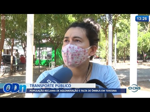 População reclama de aglomeração e falta de í´nibus em Teresina 29 06 2021