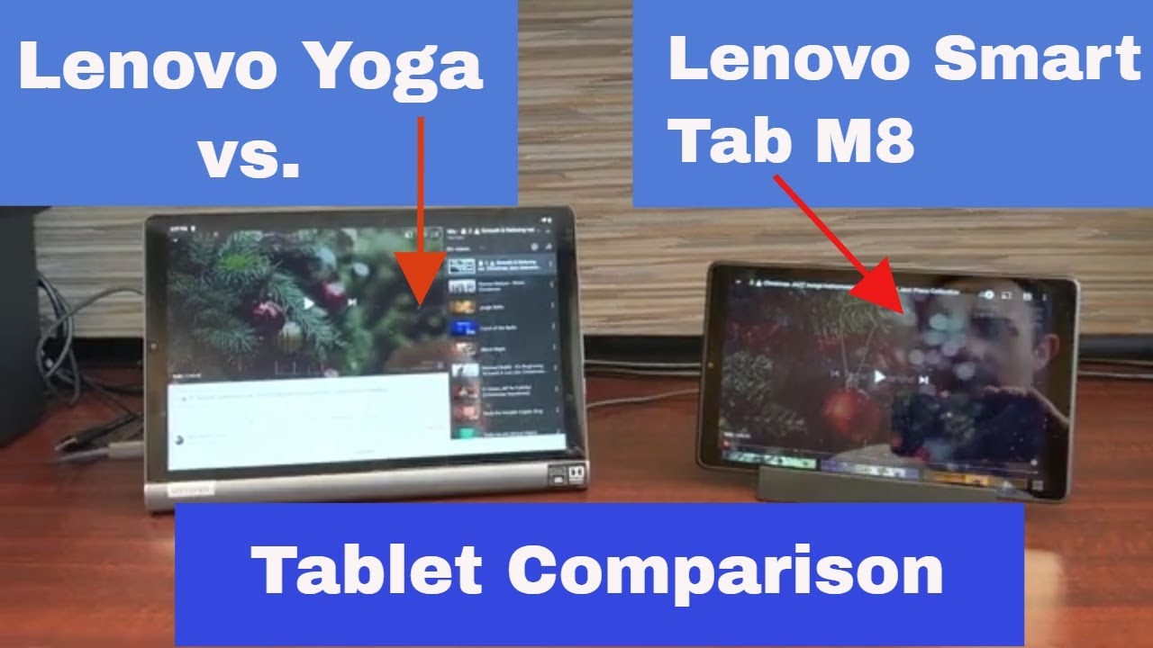 Lenovo Yoga Smart Tab vs. Lenovo Smart Tab M8 - Tablet Comparison