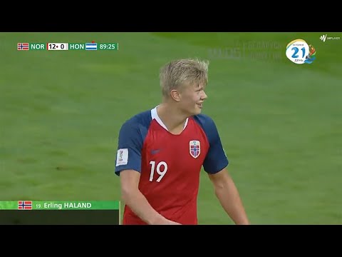 The Match in which Erling Håland scored 9 times (vs Honduras U-20)
