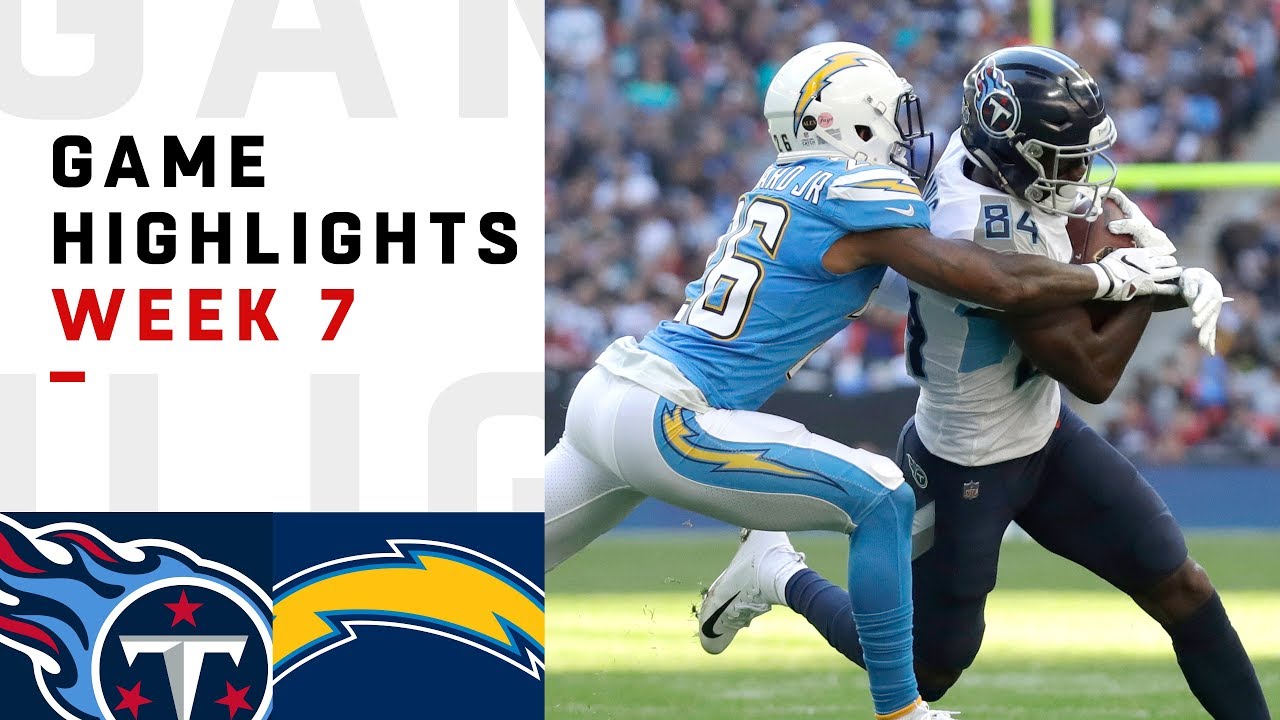 Titans vs. Chargers Week 7 Highlights | NFL 2018 in London - YouTube