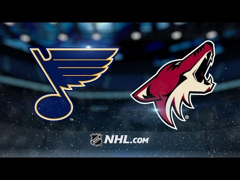 Allen, Blues shut out Coyotes, 3-0