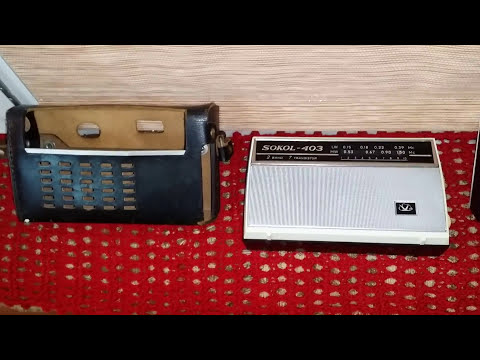 Sokol Vintage Portable Russian Transistor Radio
