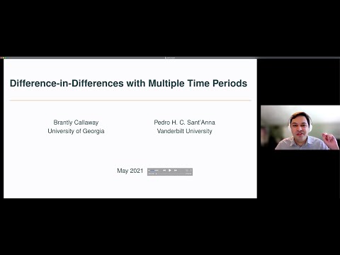 Pedro H.C. Sant'Anna "Difference-in-Differences with Multiple Time Periods"