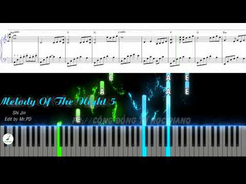 Melody of the night 5 | EASY Piano Tutorial (#06 level 2)