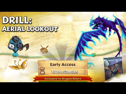Aerial Lookout (Drill) — Gauntlet Event Full Walkthrough Gameplay | Dragons: Rise of Berk