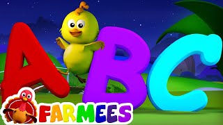 ABC Song | Nursery Rhymes | 3D Baby Songs | Alphabet Rhyme by Farmees