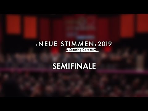 NEUE STIMMEN 2019 - Semifinale