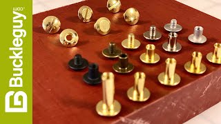 How to Install Chicago Screws