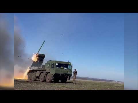 Czech Multiple Rocket Launcher Helps Ukrainians 'Bite' Russians In Donetsk
