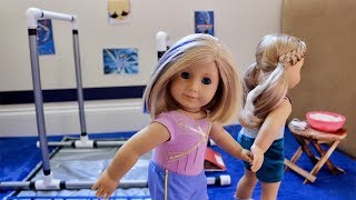 Lydia Tries Gymnastics?! - american girl doll stopmotion (AGSM) by White Fox Stopmotion