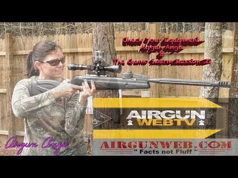 Check Your Equipment…Airgun Angie & The Gamo Swarm Maxxim .22