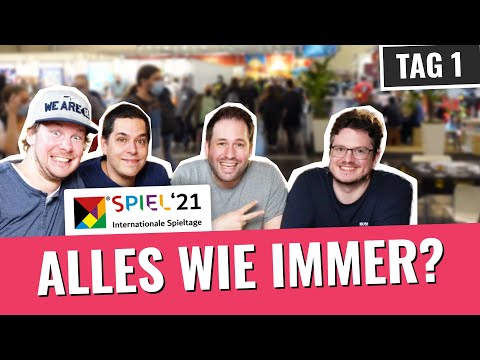 Highlights und Eindrücke vom 1. Tag auf der SPIEL 2021 😍
