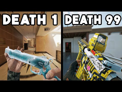 R6 GUNS but every time i die THEY GET BETTER (SIEGE X)