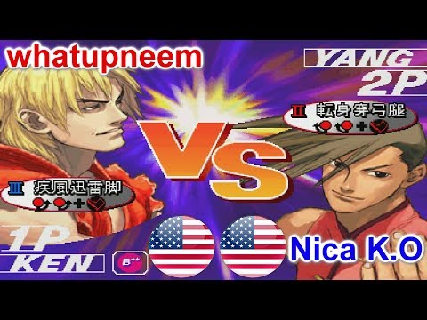 Street Fighter III 3rd Strike: Fight for the Future - whatupneem vs Nica K.O