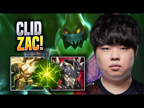 CLID IS READY TO PLAY ZAC! - HLE Clid Plays Zac JUNGLE vs Sylas! | Preseason 2023