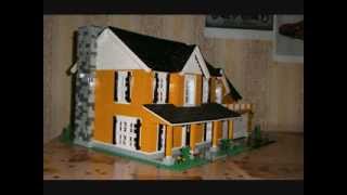 preview picture of video 'Yellow lego family house moc'