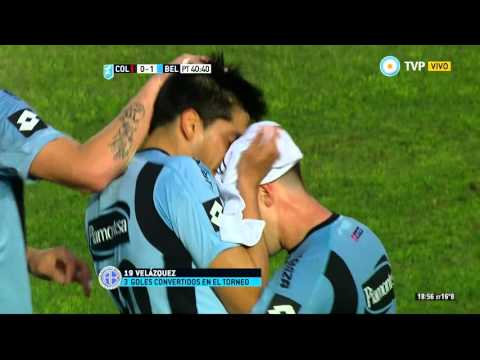 Gol de Velázquez. Colón 0 - Belgrano 1 | Primera División 2015 - Fecha 26