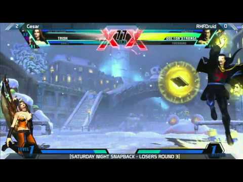 UMVC3 Cesar vs RHF.Druid |Saturday Night Snapback 5.5