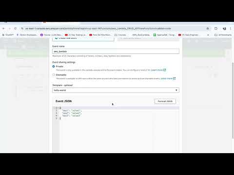 Aws Sample Lambda Function Hello World Template