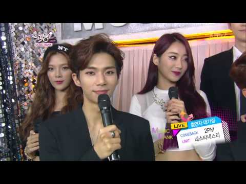 Live HD 720p 140912 NASTY NASTY & 2PM   Interview @ Music Bank