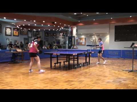 Mounties Invitational 2013 - Women SF: Lee Hyun Ju (KRA-Korea) vs Ding Yaping (CHN) Set 1