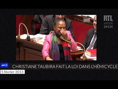 Quand Christiane Taubira faisait le show à l'Assemblée nationale - RTL - RTL