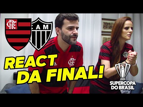 React de Atlético-Mg 2x2 Flamengo na final da Supercopa do Brasil