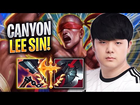 CANYON IS A BEAST WITH LEE SIN! - DK Canyon Plays Lee Sin JUNGLE vs Kindred! | Season 2023